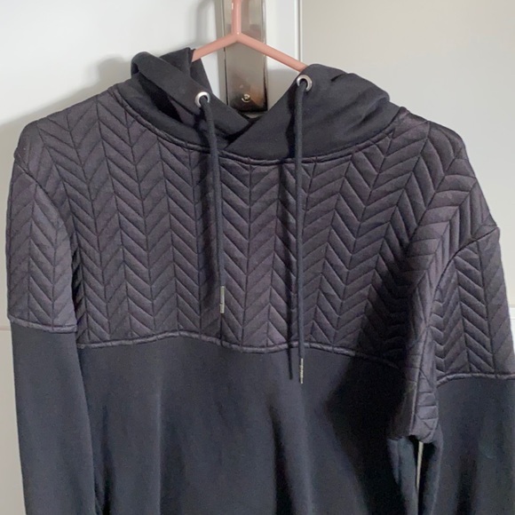 MENS Blood Brother Black Hoodie with Side Zips - Picture 2 of 5